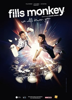 Affiche de Fills Monkey dans We will drum you