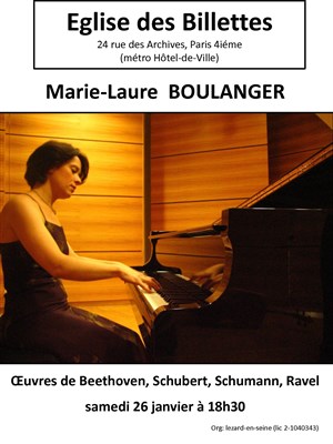 Affiche de Récital de Marie-Laure boulanger