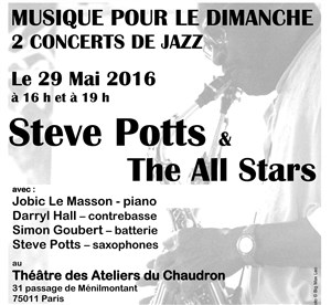 Affiche de Steve Potts & The All Stars