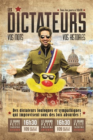 Affiche de Les Dictateurs | Le spectacle d'improvisation