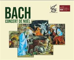 Affiche de Concert de Noël - Cantates de Jean-Sébastien Bach