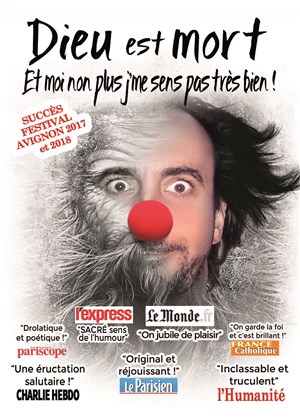 Affiche de Dieu est mort. Et moi non plus je m'sens pas très bien !