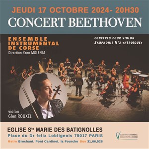 Affiche de Concert Beethoven