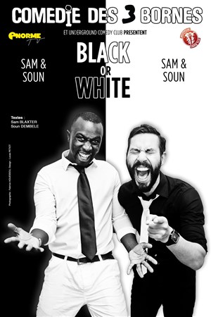 Affiche de Sam et Soun dans Black or White