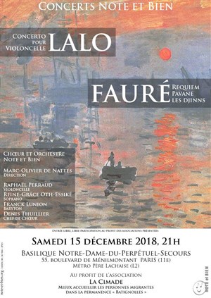 Affiche de Concert Note et Bien