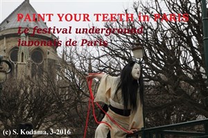 Affiche de Festival Japonais Alternatif | Paint Your Teeth in Paris