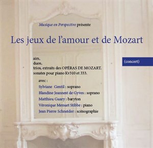 Affiche de Les jeux de l'amour et de Mozart