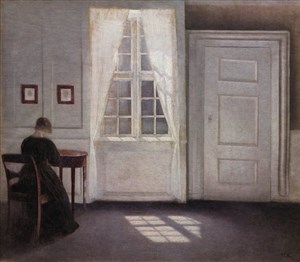 Affiche de Visite guidée : Exposition Hammershøi | par Pierre-Yves Jaslet