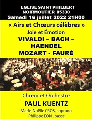 Affiche de Paul Kuentz : Choeur & orchestre | Noirmoutier en l'ile