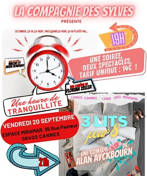 Affiche de Une heure de tranquillité et 3 lits pour 8