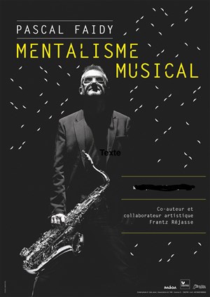 Affiche de Pascal Faidy dans Mentalisme musical