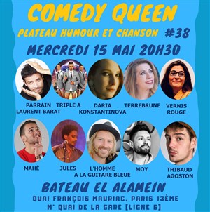 Affiche de Comedy Queen | 38ème plateau d'artistes