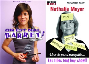 Affiche de Nathalie Meyer et Florianne Barret dans Les filles font leur show - Une vie pas si tranquille... on est mal Barret !
