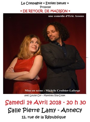 Affiche de De retour de Madison | d'Eric Assous