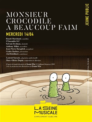 Affiche de Monsieur Crocodile a beaucoup faim
