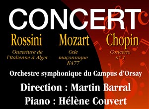 Affiche de Mozart-Chopin-Rossini | Par Hélène Couvert