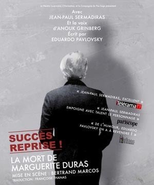 Affiche de La mort de Marguerite Duras