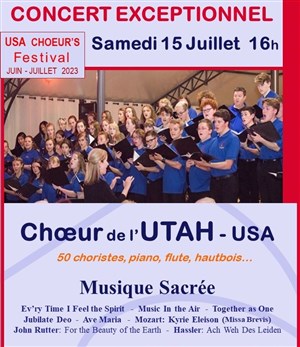 Affiche de Choeur de l'Utah