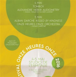 Affiche de Alban Darche + Onze heures onze orchestra