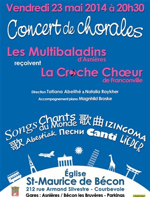 Affiche de Concert de chorales