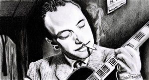 Affiche de Rémi Dugué trio : Hommage à Django Reinhardt