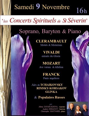 Affiche de Soprano, Baryton & Piano