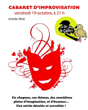 Affiche de Cabaret d'improvisation : Le Cabacailles