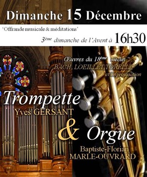 Affiche de Récital : Trompette & Orgue