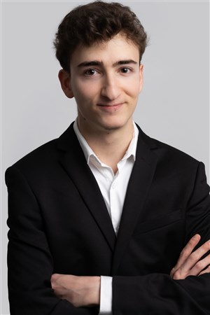 Affiche de Bach, Liszt, Chopin, Schumann | Edouard Charrière, piano passion