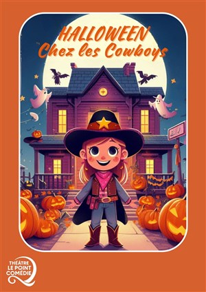 Affiche de Halloween chez les Cow-boys