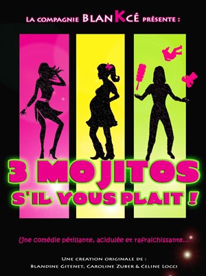 Affiche de 3 mojitos s'il vous plait !