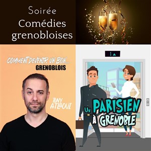 Affiche de Soirée comédies grenobloises au Prisme de Seyssins !