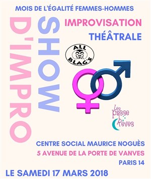 Affiche de Show Impro des All Blag's
