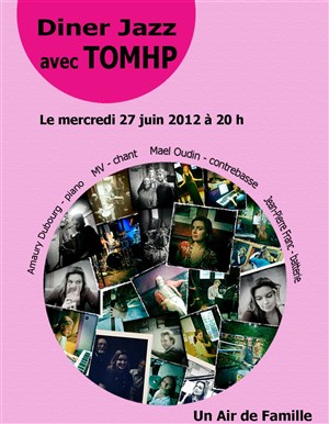 Affiche de Diner Jazz avec Tomhp Quartet