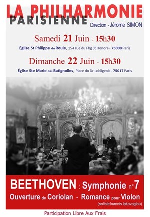 Affiche de Beethoven : Symphonie n°7