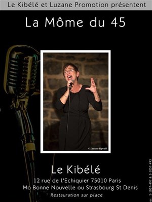 Affiche de La môme du 45 chante Piaf