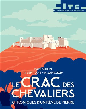 Affiche de Visite guidée de l'exposition : Le Crac des chevaliers, chronique d'un rêve de pierre | avec Michel Lhéritier