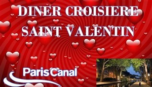 Affiche de Saint Valentin : Croisière dîner avec animation musicale DJ