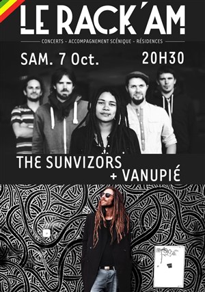 Affiche de The Sunvizors + Vanupié