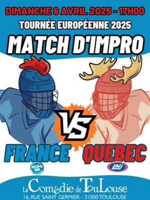 Affiche de Match d'impro : France vs Québec