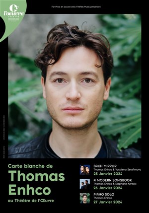 Affiche de Thomas Enhco & Vassilena Serafimova : Bach Mirror