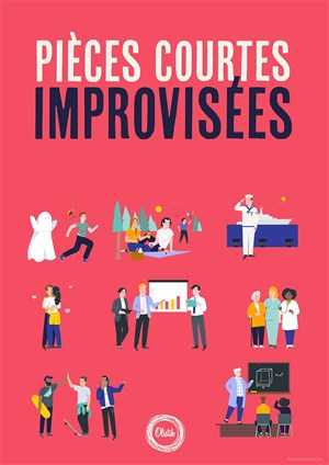 Affiche de Pièces Courtes Improvisées