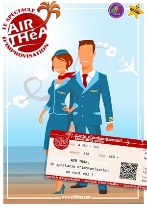 Affiche de Air Théa, le spectacle d'improvisation