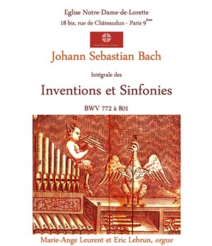 Affiche de Bach : Intégrale des Inventions et des Sinfonies