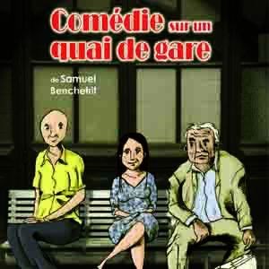 Affiche de Comédie sur un quai de gare