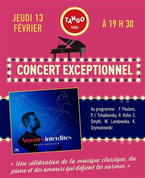 Affiche de David Kadouch : Amours interdites