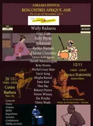 Affiche de Rencontres Afrique-Asie : Conférence/Débat - Défilé de mode