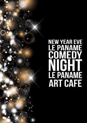 Affiche de Réveillon de la Saint Sylvestre du Paname Comedy club | Diner-spectacle