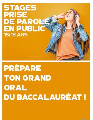 Affiche de Stages prise de parole en public 15/18 ans | par Vanessa Meinster