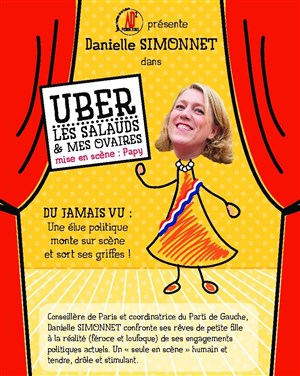 Affiche de Danielle Simonnet dans Uber les Salauds et mes ovaires